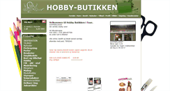 Desktop Screenshot of hobby-butikken.dk